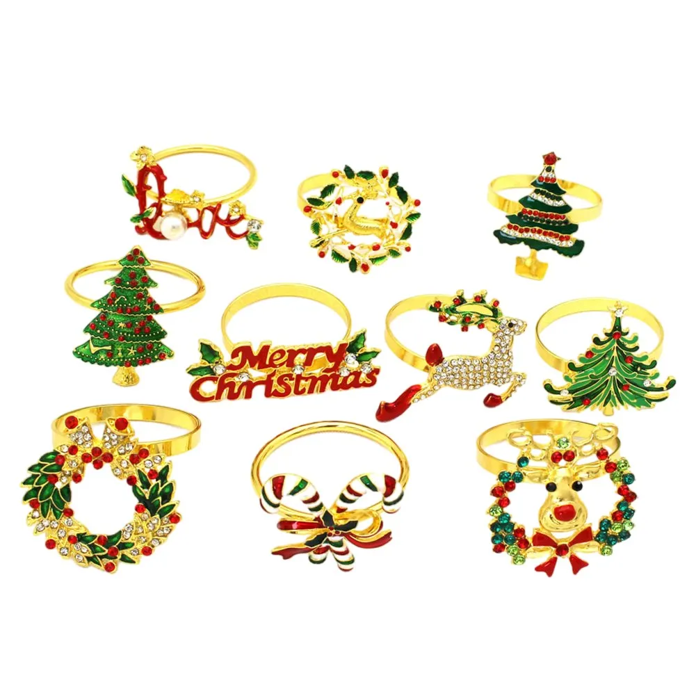 1Pc Christmas Napkin Rings Bell Reindeer Xmas Tree For Christmas Wedding Thanksgiving Home Kitchen Dinner Table Decorations
1Pc Christmas Napkin Rings Bell Reindeer Xmas Tree For Christmas Wedding Thanksgiving Home Kitchen Dinner Table Decorations