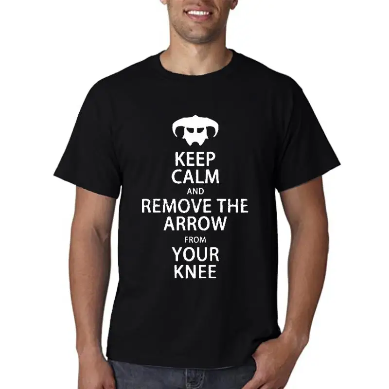 Футболки с рисунком Keep Calm, снимите стрелку с колена, футболки для мужчин
Футболки с рисунком Keep Calm, снимите стрелку с колена, футболки для мужчин