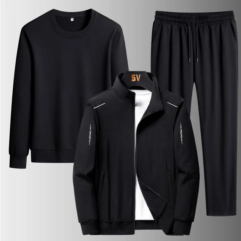 2022 Men's Running Sets Hip Hop Tracksuit Mens Autumn Clothing 3 Pieces Sets Streetwear Zipper Jacets Pants + Sweatshirt Suits
2022 Men's Running Sets Hip Hop Tracksuit Mens Autumn Clothing 3 Pieces Sets Streetwear Zipper Jacets Pants + Sweatshirt Suits