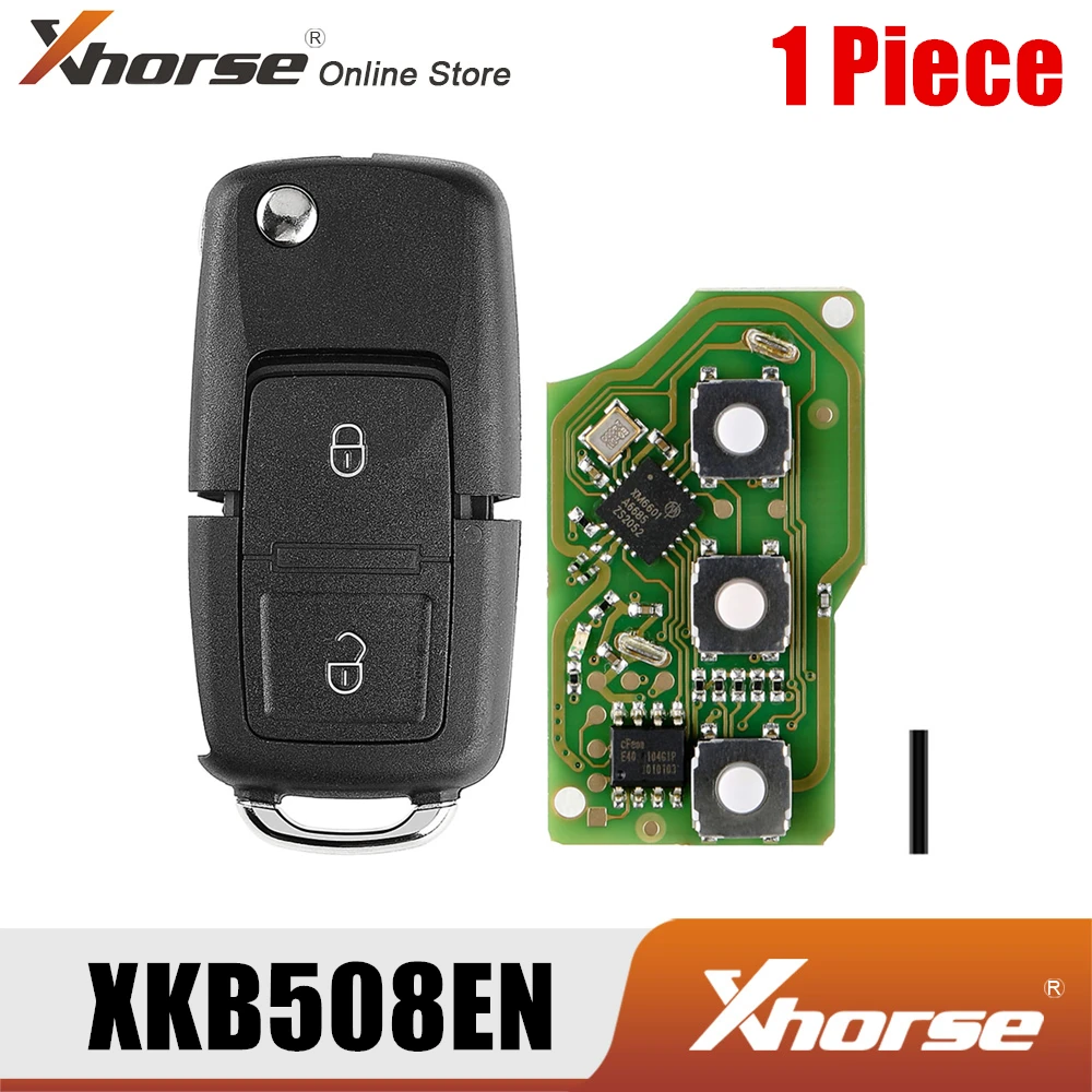 Универсальный пульт дистанционного управления Xhorse XKB508EN, 2 кнопки, английская версия, 1 шт. 
Универсальный пульт дистанционного управления Xhorse XKB508EN, 2 кнопки, английская версия, 1 шт.