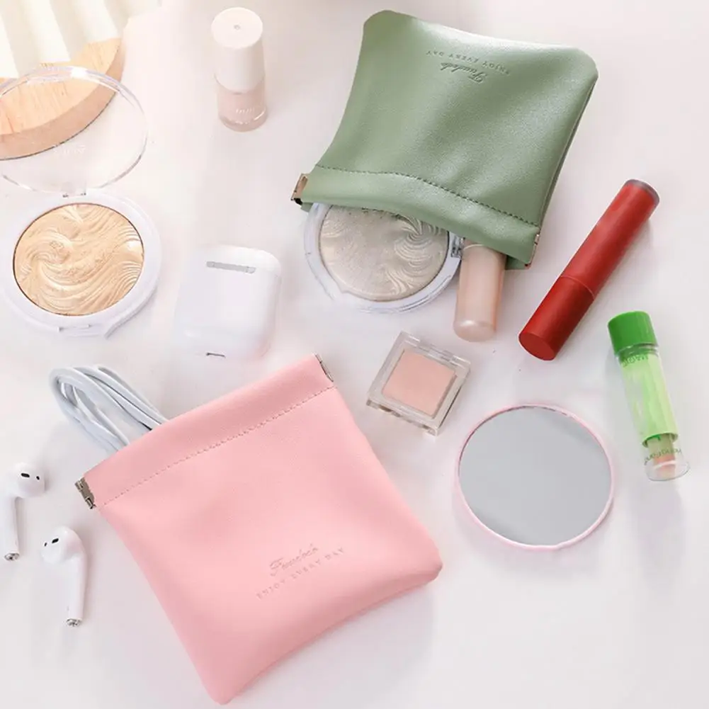 Ins Storage Bag PU Coin Purse Simple Portable Mini Lipstick Storage Bag Female Sanitary Cotton Bag Data Cable Storage Bag
Ins Storage Bag PU Coin Purse Simple Portable Mini Lipstick Storage Bag Female Sanitary Cotton Bag Data Cable Storage Bag