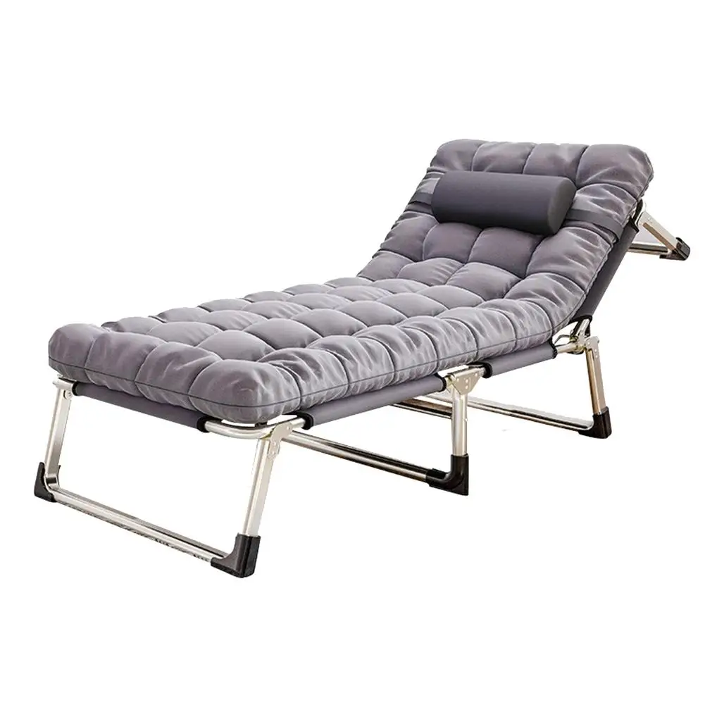 Folding Lounge Chairs Adjustable Sleeping Cot with Thickened Mattress Portable For Outside Beach Lawn Camping Pool Sun Tanning
Folding Lounge Chairs Adjustable Sleeping Cot with Thickened Mattress Portable For Outside Beach Lawn Camping Pool Sun Tanning