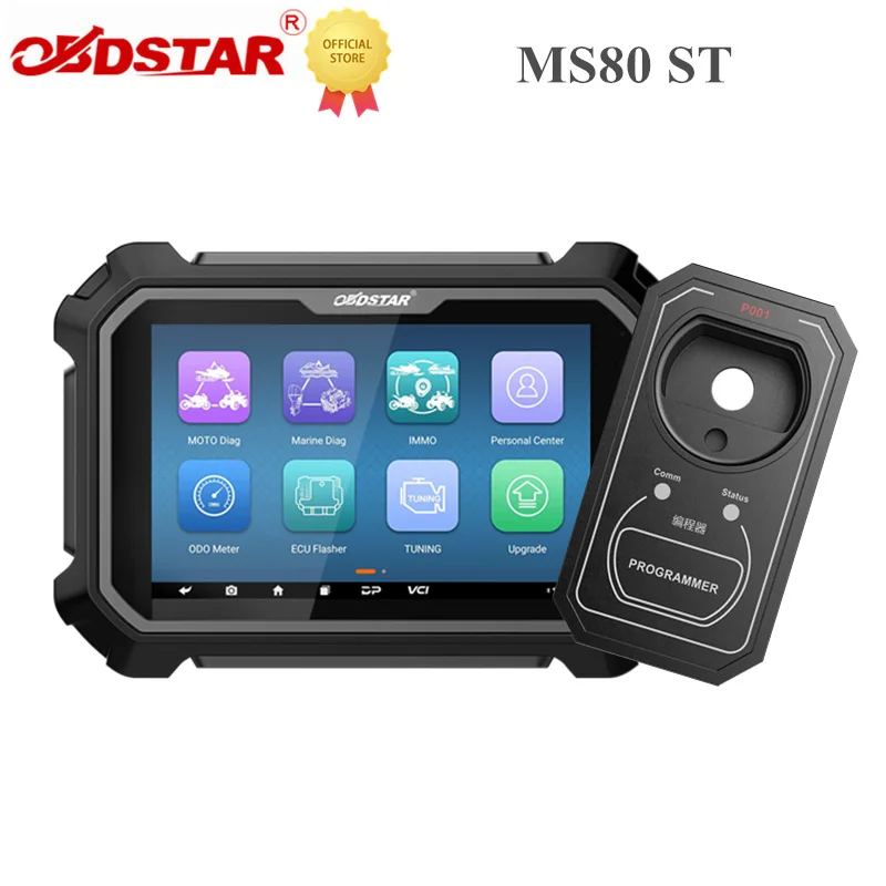 OBDSTAR MS80 Standard 8 Inch Intelligent Motorcycle Diagnostic Tool Plus IMMO Function with P001 Included
OBDSTAR MS80 Standard 8 Inch Intelligent Motorcycle Diagnostic Tool Plus IMMO Function with P001 Included