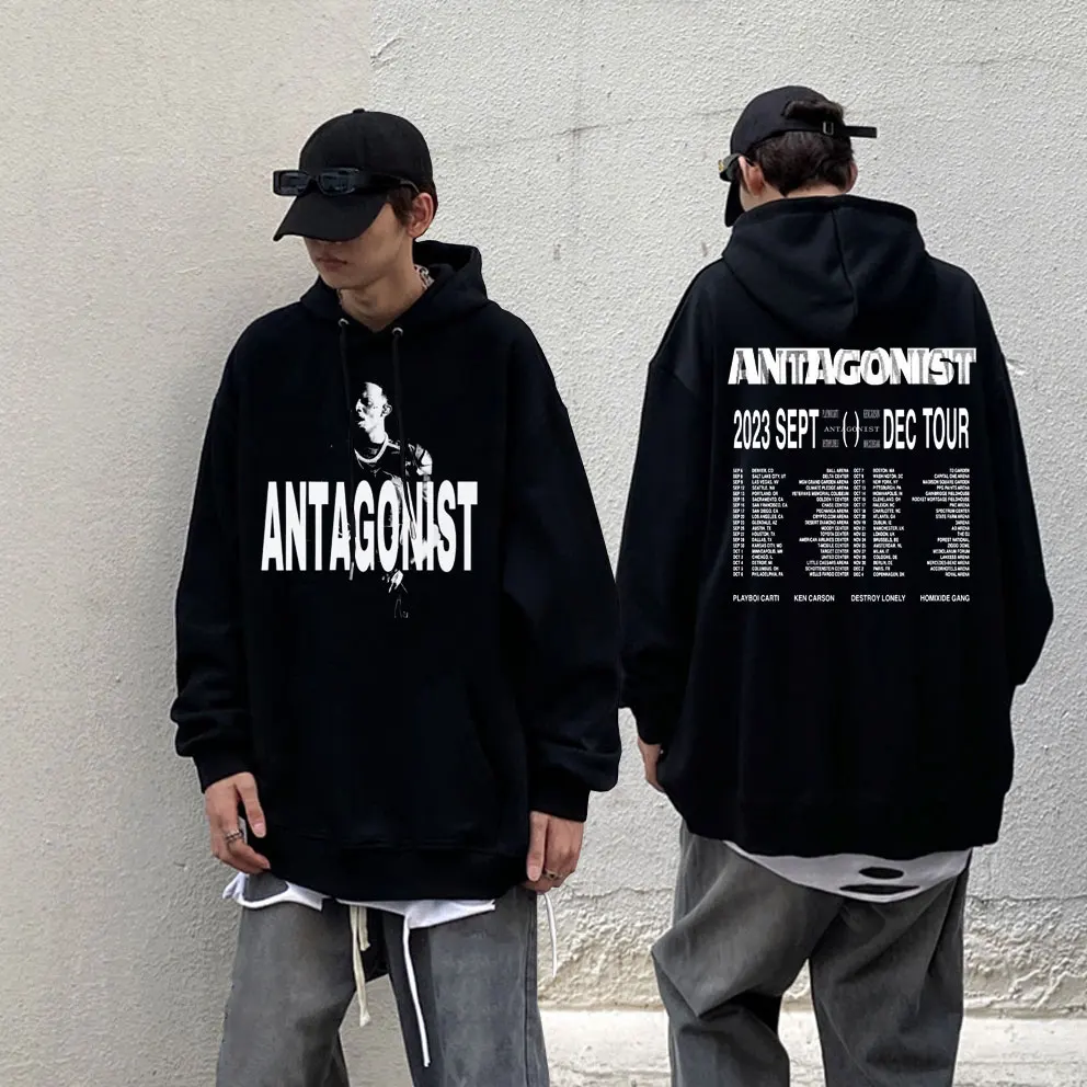 Hip Hop Rapper Playboi Carti Antagonist 2023 Tour Concert Fans Hoodie Men Women Fashion Oversized Sweatshirt Male Rap Streetwear
Hip Hop Rapper Playboi Carti Antagonist 2023 Tour Concert Fans Hoodie Men Women Fashion Oversized Sweatshirt Male Rap Streetwear