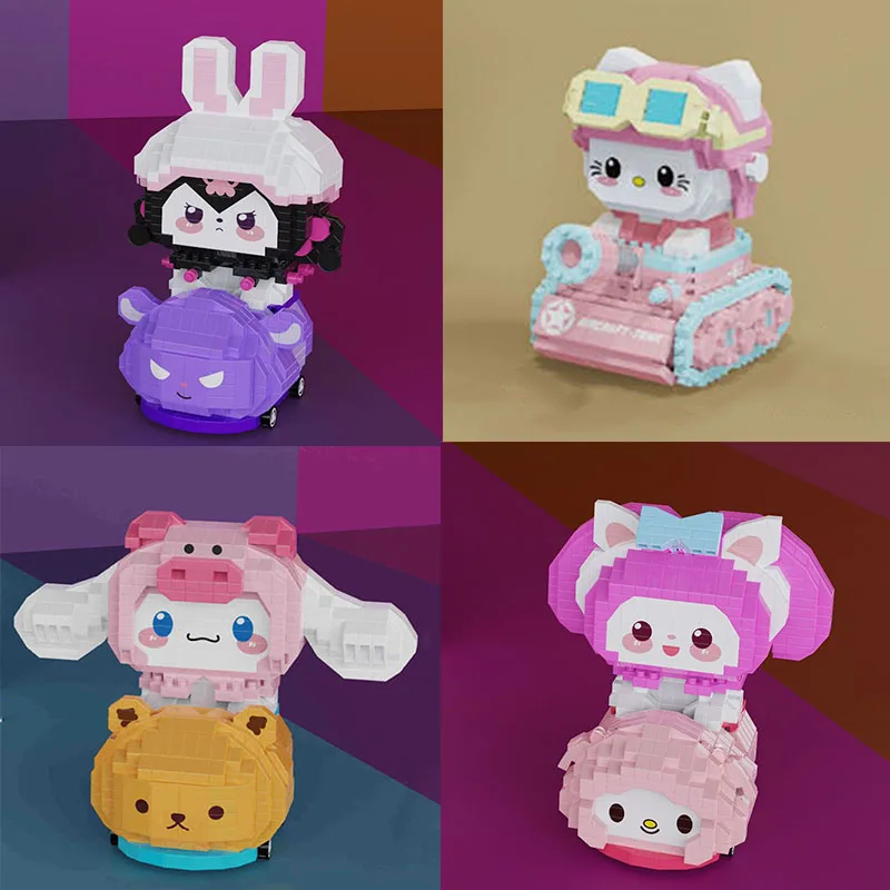 Cartoon Sanrio Hello Kitty Melody Building Blocks Play Pieces Puzzle Small Particle Toy Bricks Children Birthday Gifts
Cartoon Sanrio Hello Kitty Melody Building Blocks Play Pieces Puzzle Small Particle Toy Bricks Children Birthday Gifts