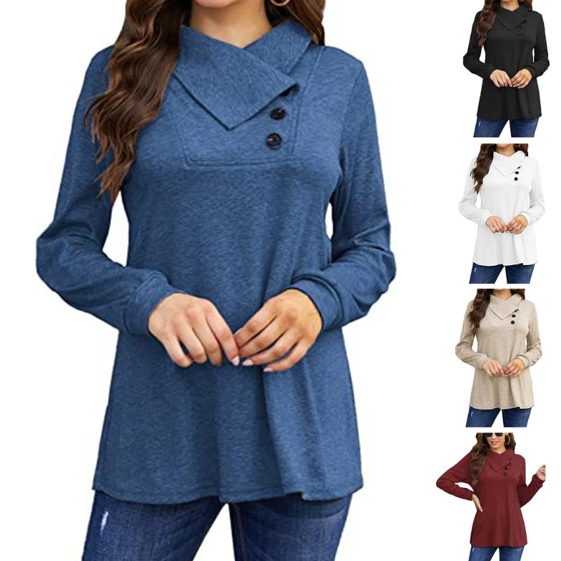 50JB Женские блузки, одежда, футболка с рюшами и пуговицами, весенне-осенние топы с длинными рукавами
50JB Женские блузки, одежда, футболка с рюшами и пуговицами, весенне-осенние топы с длинными рукавами