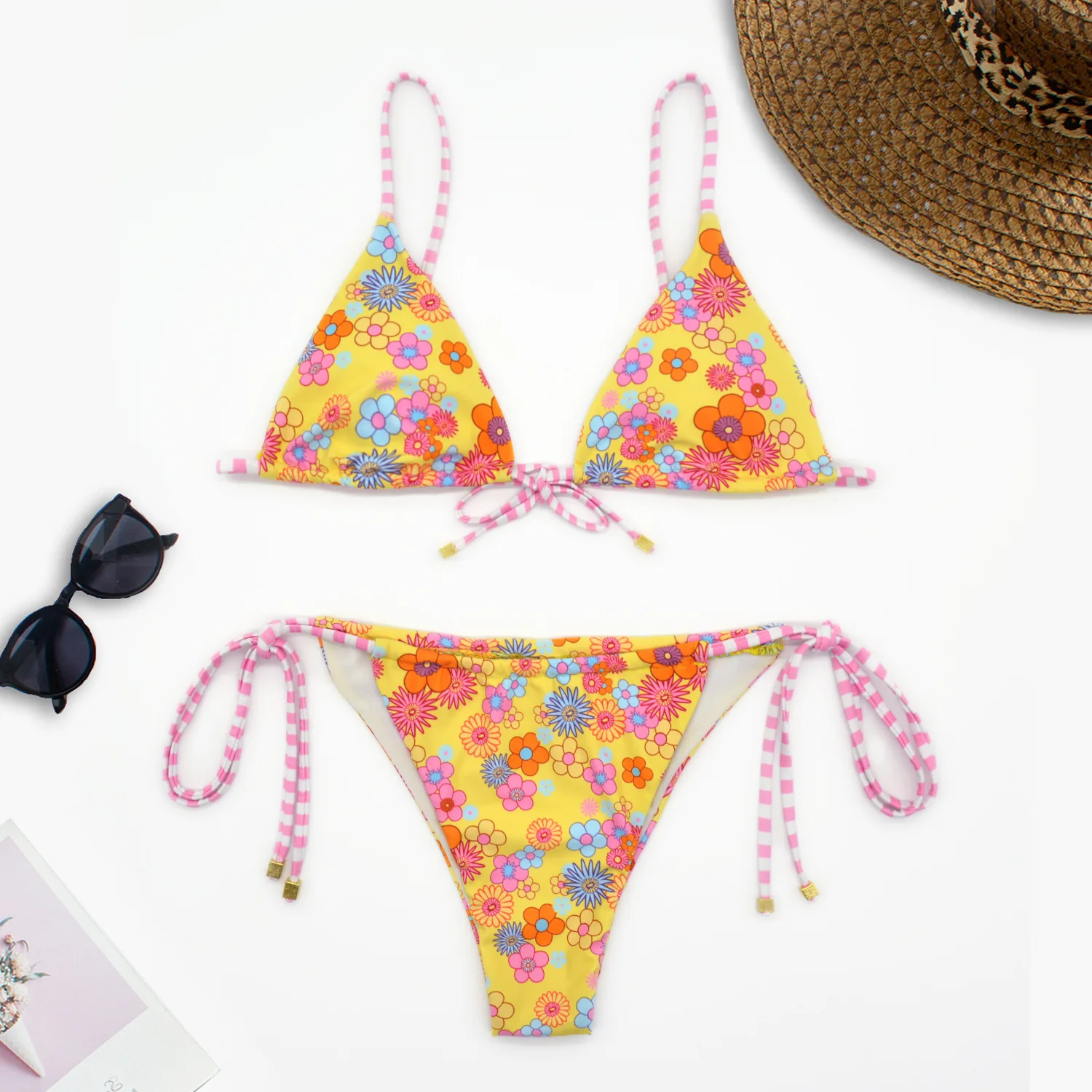 Women's Thong Bikinis Set Fitted Swimsuit Tankini Sexy Beach Outfits Plus Size Sets Of Clothes Push Up Ropa De Mujer 2-Piece
Women's Thong Bikinis Set Fitted Swimsuit Tankini Sexy Beach Outfits Plus Size Sets Of Clothes Push Up Ropa De Mujer 2-Piece