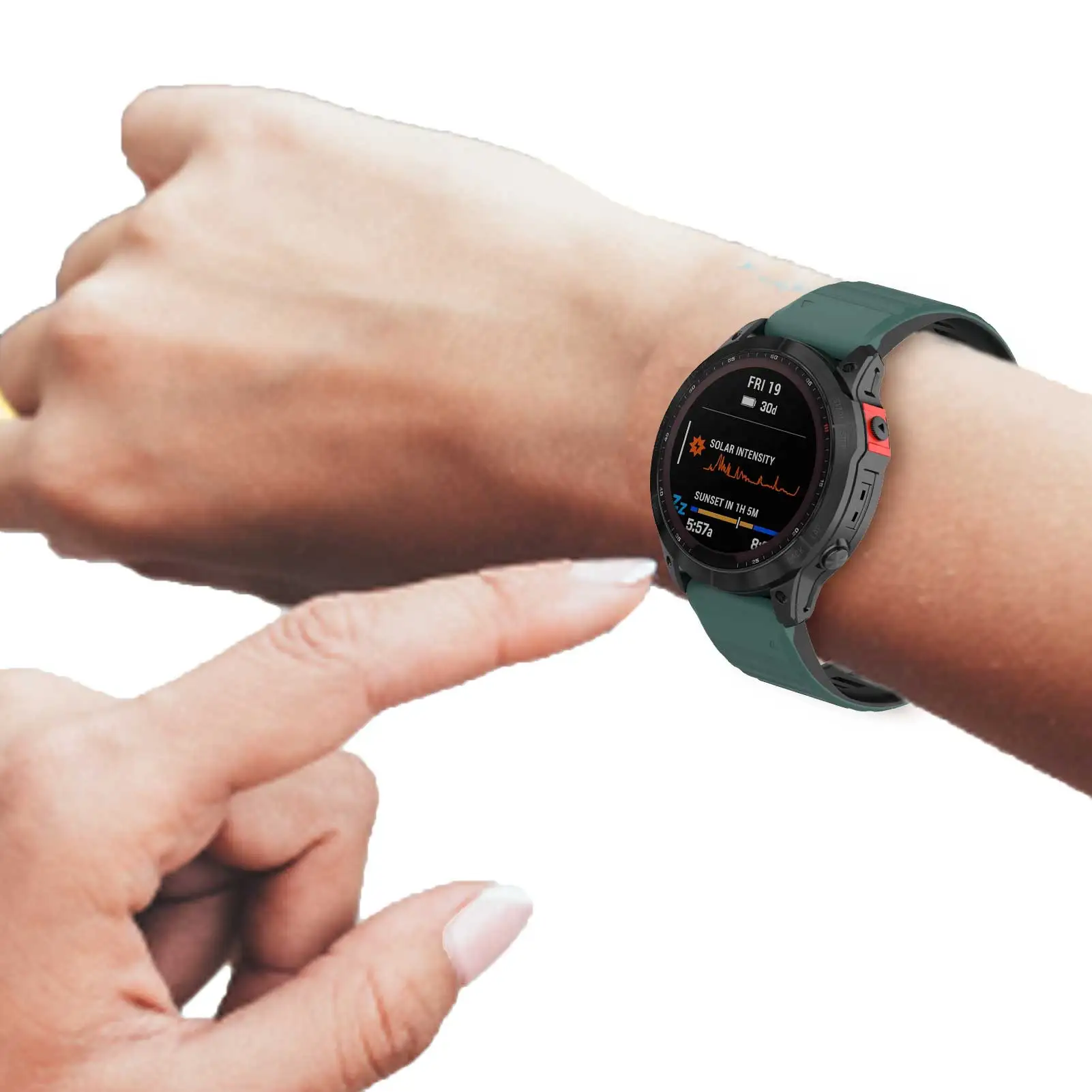 Silicone Band Watchband Strap ForGarmin Fenix 5/5 Plus/6/6S/7 Forerunner935/945 Smart Bracelet 22mm Quick Easy-Fit Wristband
Silicone Band Watchband Strap ForGarmin Fenix 5/5 Plus/6/6S/7 Forerunner935/945 Smart Bracelet 22mm Quick Easy-Fit Wristband