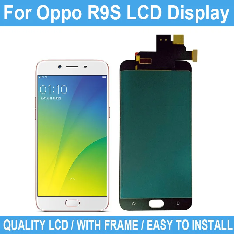 Original 5.5" LCD Display For Oppo R9S LCD Display Touch Screen No Frame For Oppo R9S Digitizer Screen Assembly Replacement
Original 5.5" LCD Display For Oppo R9S LCD Display Touch Screen No Frame For Oppo R9S Digitizer Screen Assembly Replacement