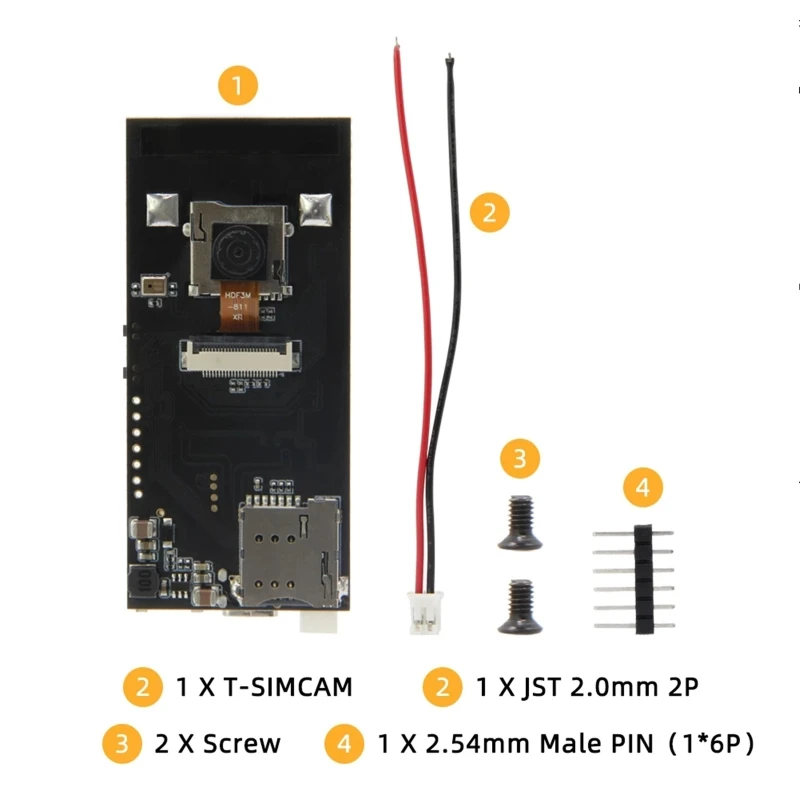 T-SIMCAM ESP32 S3 OV2640 камера беспроводной WIFI модуль с MCU двухъядерный Bluetooth-совместимая макетная плата
T-SIMCAM ESP32 S3 OV2640 камера беспроводной WIFI модуль с MCU двухъядерный Bluetooth-совместимая макетная плата