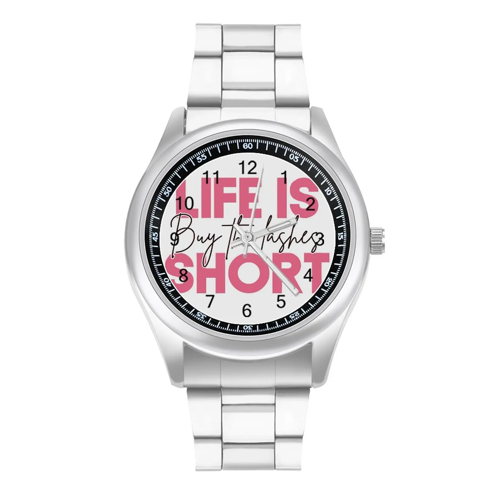 Life Is Short Buy The Lashes Technician Quartz Watch Make Up Exclusive Wrist Watch Stainless Design High Quality Wristwatch
Life Is Short Buy The Lashes Technician Quartz Watch Make Up Exclusive Wrist Watch Stainless Design High Quality Wristwatch