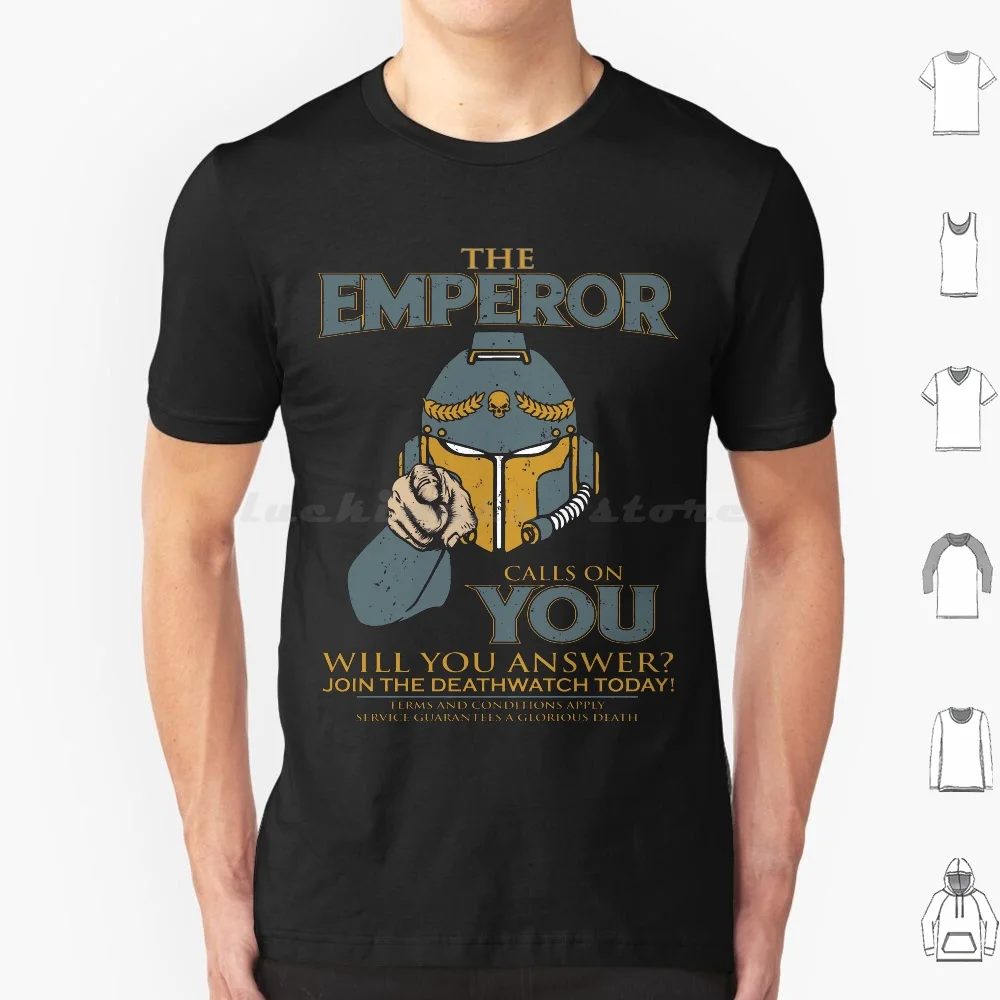 

The Emperor Calls On You-Talasa Prime T Shirt 6Xl Cotton Cool Tee 40000 40 000 Chaos Imperial Guard Limited Edition Talasa