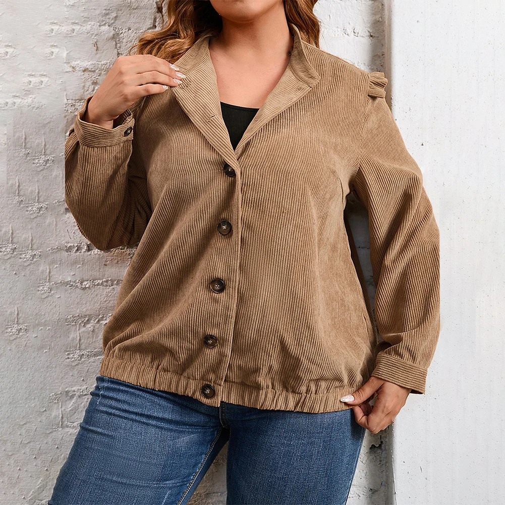 Plus Size Women Casual Jacket Tops Ladies Loose Solid Color Button Coat Oversized Autumn Winter Warm Coat L -4XL
Plus Size Women Casual Jacket Tops Ladies Loose Solid Color Button Coat Oversized Autumn Winter Warm Coat L -4XL
