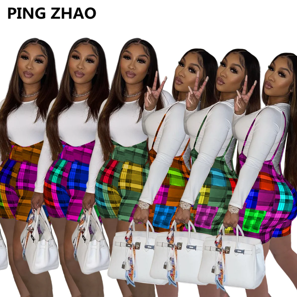 Женский комплект из 2 предметов PING ZHAO, Топ с длинным рукавом, облегающий эластичный короткий комбинезон, летний спортивный костюм, повседнев...
Женский комплект из 2 предметов PING ZHAO, Топ с длинным рукавом, облегающий эластичный короткий комбинезон, летний спортивный костюм, повседнев...