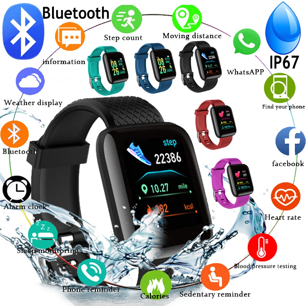 Kids Smart Watch For Women Bluetooth-compatible Men Android Blood Pressure Heart Rate Monitor Ip67 Waterproof Sport Bracelet Ios
Kids Smart Watch For Women Bluetooth-compatible Men Android Blood Pressure Heart Rate Monitor Ip67 Waterproof Sport Bracelet Ios