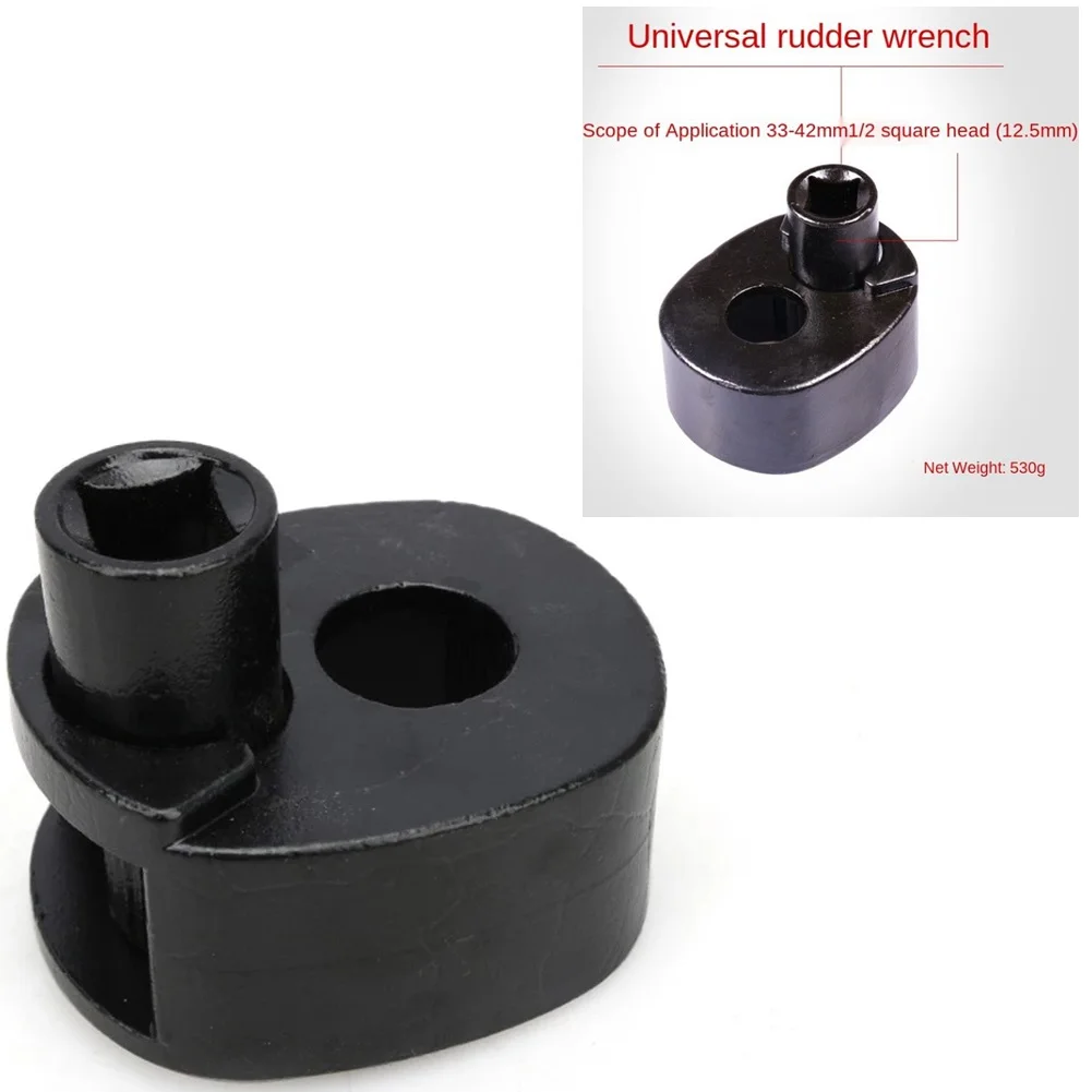Rudder Stock Wrench Universal Black Steel Steering Wheel Wrench For Replace 34-42mm Diameter Inner Tie Rod End Hand Removal Tool
Rudder Stock Wrench Universal Black Steel Steering Wheel Wrench For Replace 34-42mm Diameter Inner Tie Rod End Hand Removal Tool