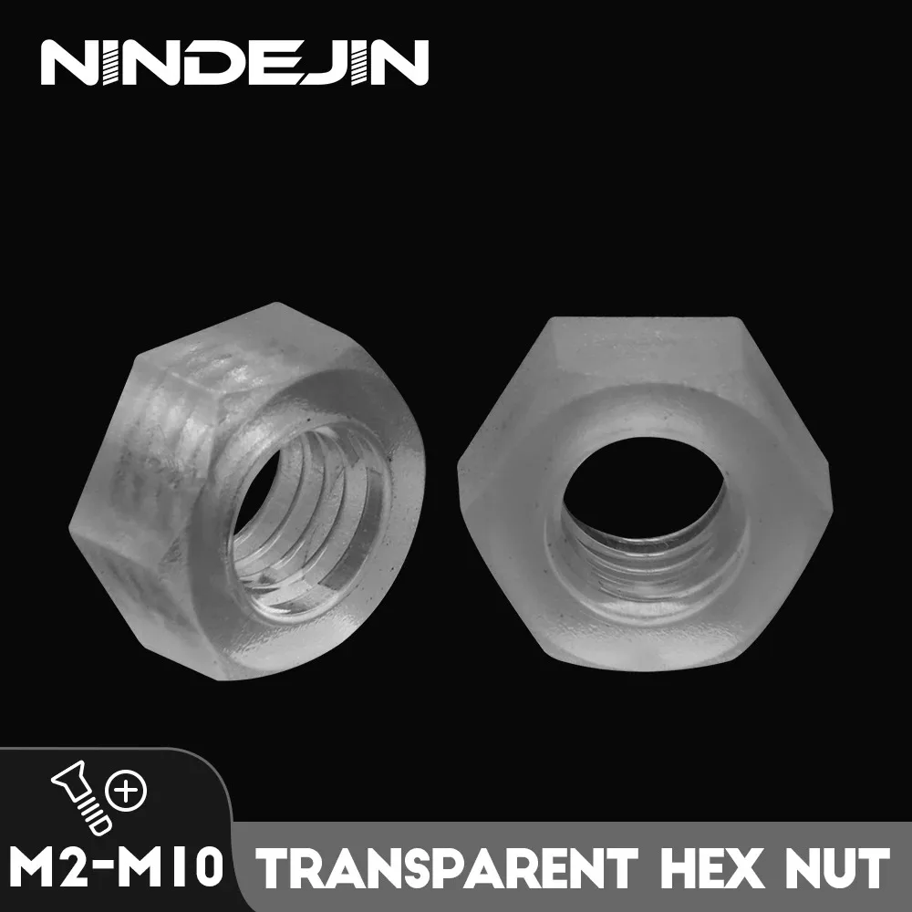 NINDEJIN 10/20 шт. прозрачная пластиковая шестигранная гайка M2 M2.5 M3 M4 M5 M6 M8 M10 нейлоновая изоляция акриловые метрические шестигранные гайки 
NINDEJIN 10/20 шт. прозрачная пластиковая шестигранная гайка M2 M2.5 M3 M4 M5 M6 M8 M10 нейлоновая изоляция акриловые метрические шестигранные гайки