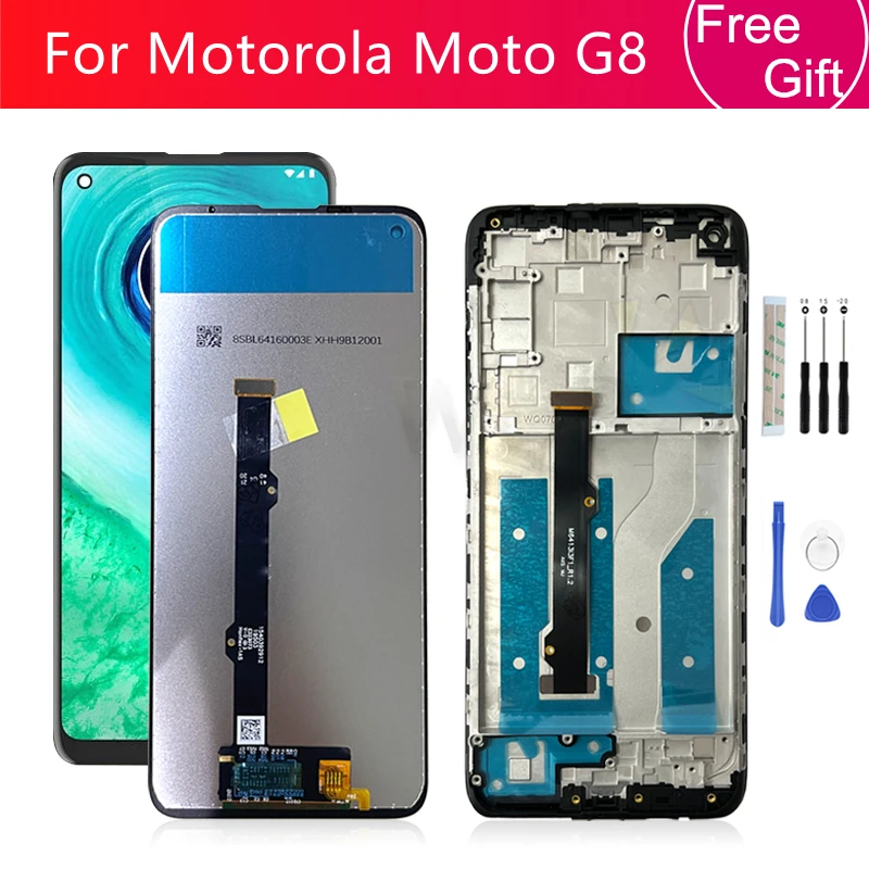 For Motorola Moto G8 LCD Display Touch Screen Digitizer Assembly With Frame XT2045-1 LCD For Moto G8 Screen Replacement
For Motorola Moto G8 LCD Display Touch Screen Digitizer Assembly With Frame XT2045-1 LCD For Moto G8 Screen Replacement