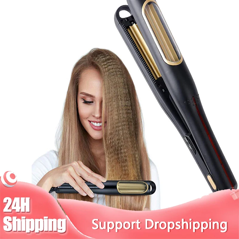 Professional Automatic Rotating Curler Ceramic Splint Curler Ultra Slim Anti-Slip Design And Rippled Barrels For Crimped Texture
Professional Automatic Rotating Curler Ceramic Splint Curler Ultra Slim Anti-Slip Design And Rippled Barrels For Crimped Texture