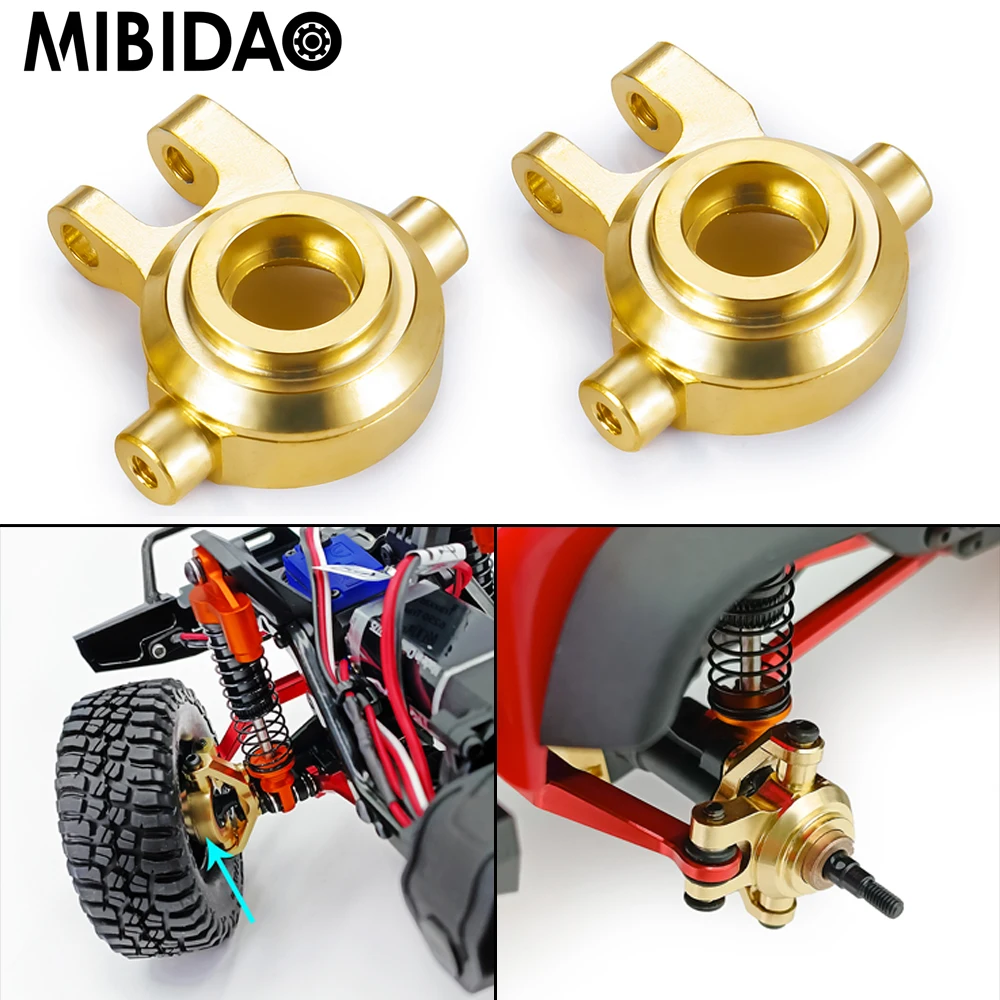 Mibidao 2PCS Heavy Brass Portal Steering Knuckle Cup for 1/18 RC Crawler Traxxas TRX4-M Upgrade Part
Mibidao 2PCS Heavy Brass Portal Steering Knuckle Cup for 1/18 RC Crawler Traxxas TRX4-M Upgrade Part