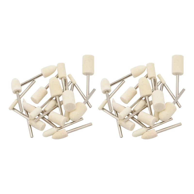 40Pcs Wool Felt Mounted Mandrel Polishing Buffing Wheels Grinding Bits Grinder Head Polish Watch Jewelry Rotary Tool
40Pcs Wool Felt Mounted Mandrel Polishing Buffing Wheels Grinding Bits Grinder Head Polish Watch Jewelry Rotary Tool