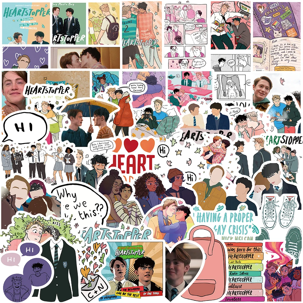 10/50pcs 2022 New Heartstopper Stickers Graffiti Stickers for Cafe Luggage Laptop Skateboard Motorcycle Bicycle Cool Stickers
10/50pcs 2022 New Heartstopper Stickers Graffiti Stickers for Cafe Luggage Laptop Skateboard Motorcycle Bicycle Cool Stickers