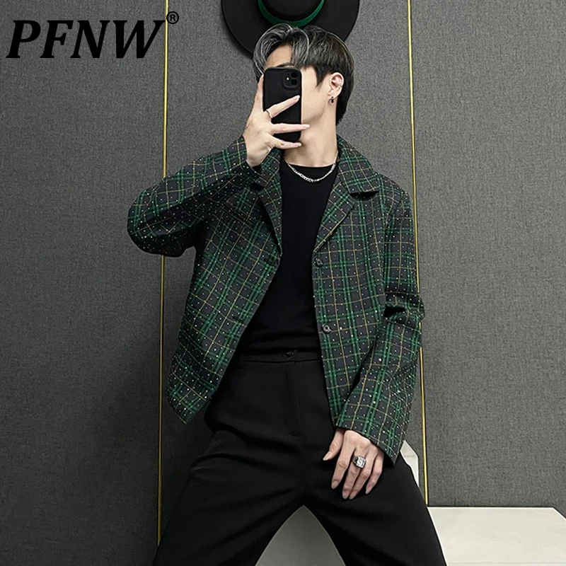 PFNW Spring Autumn New Men's Chic Blazers Vintage Style Niche Design Casual Loose Short Suit High Street Jackets 28A0401
PFNW Spring Autumn New Men's Chic Blazers Vintage Style Niche Design Casual Loose Short Suit High Street Jackets 28A0401