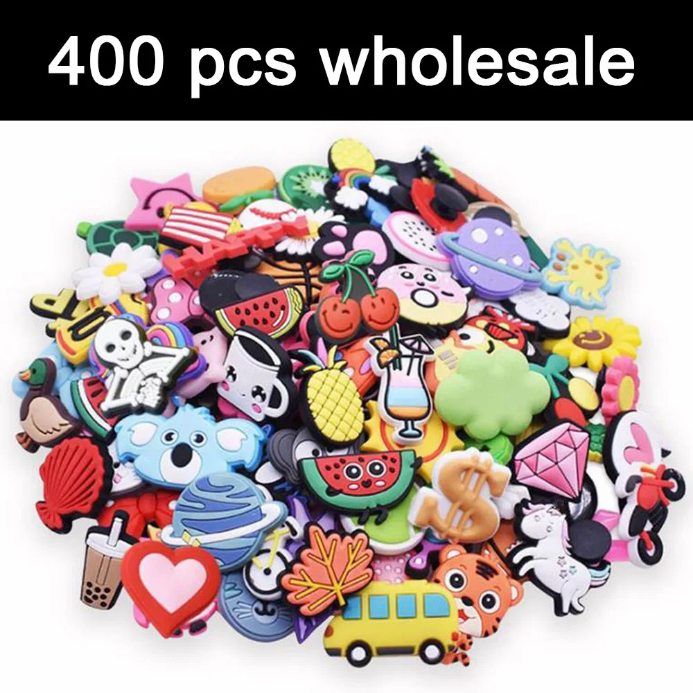 Shoe Charms Wholesale Decorations for Crocs Accessories 400 Pack Random Pins Boys Girls Kids Women Christmas Gifts Party Favors
Shoe Charms Wholesale Decorations for Crocs Accessories 400 Pack Random Pins Boys Girls Kids Women Christmas Gifts Party Favors