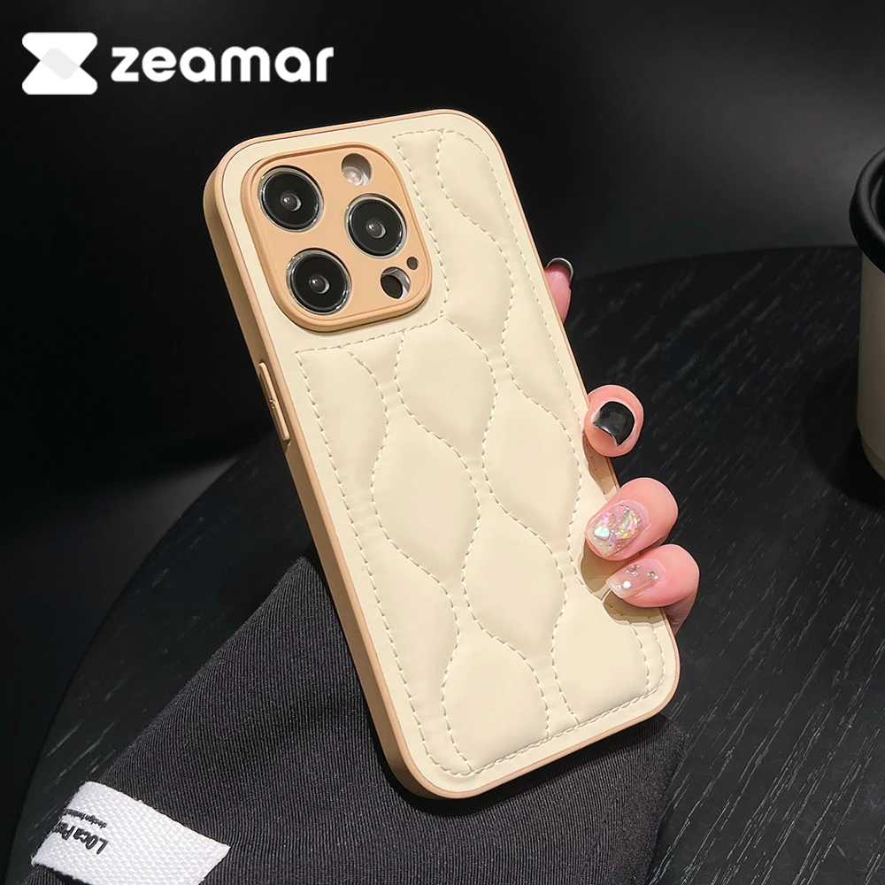 Down Jacket Wave Pattern Silicone Bumper Case For iPhone 15 14 13 12 11 Pro Max Plus Shockproof Soft Camera Protection Cover
Down Jacket Wave Pattern Silicone Bumper Case For iPhone 15 14 13 12 11 Pro Max Plus Shockproof Soft Camera Protection Cover