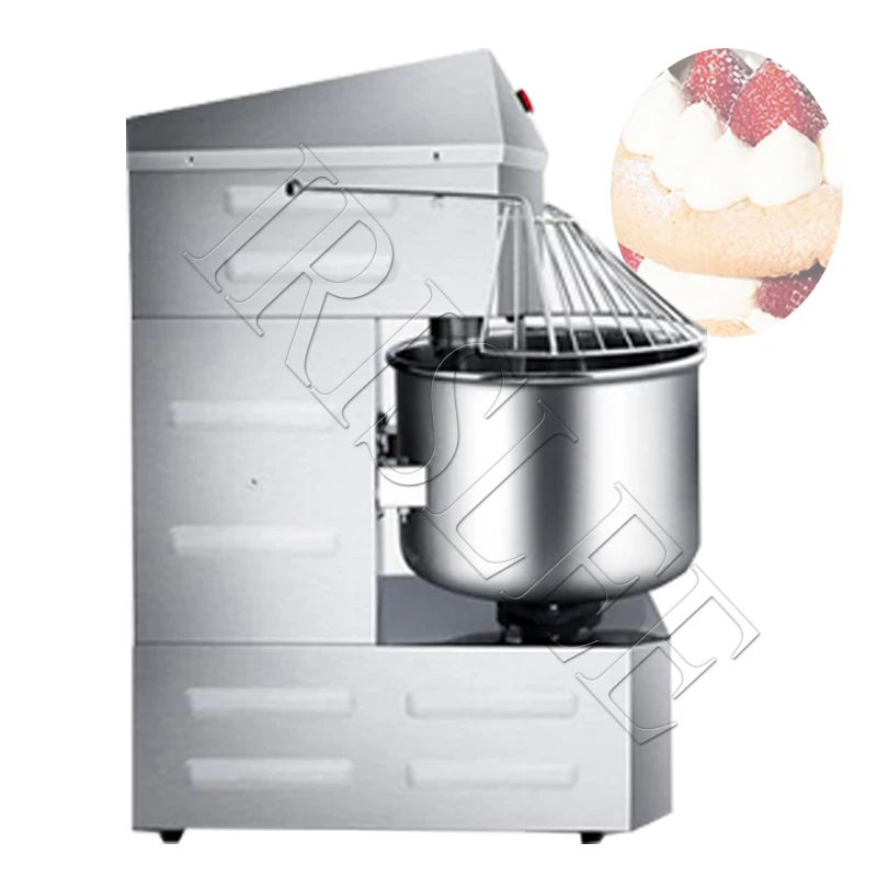 

CE Approved Bakery Shop 20Liter 90kg Spiral Dough Mixer Pizza Dough Kneading Machine Double Acting Double Speed