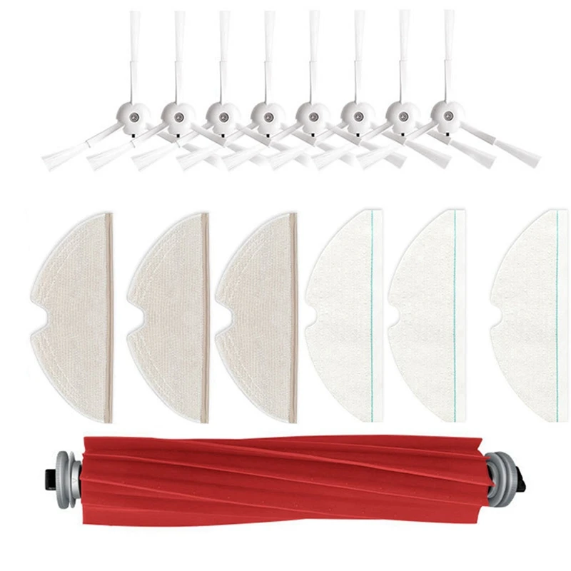 Запасные части для робота-пылесоса Xiaomi Roborock T8, основная и боковая щетки, тряпка, сменные детали
Запасные части для робота-пылесоса Xiaomi Roborock T8, основная и боковая щетки, тряпка, сменные детали