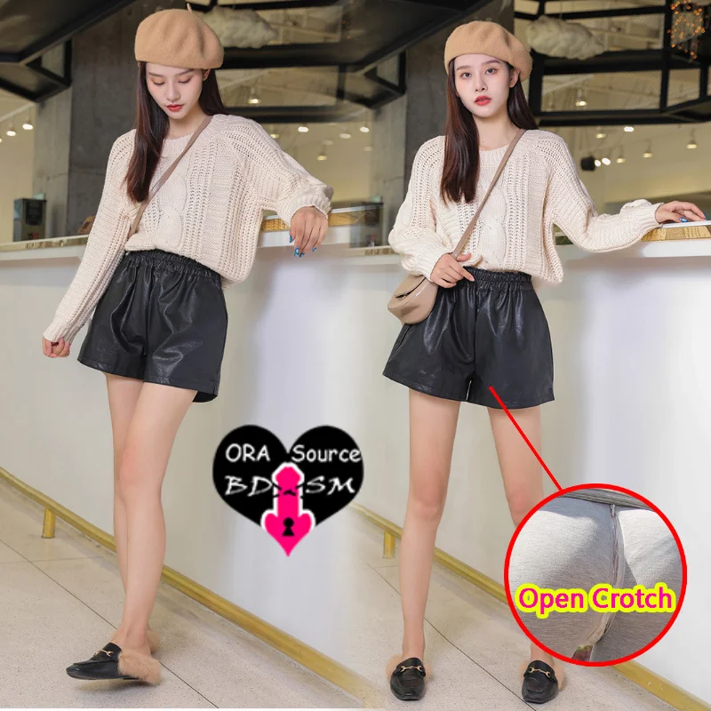 Женские пикантные шорты с открытой промежностью, черные леггинсы из искусственной кожи с вырезами, дышащие Горячие сексуальные штаны для п...
Женские пикантные шорты с открытой промежностью, черные леггинсы из искусственной кожи с вырезами, дышащие Горячие сексуальные штаны для п...