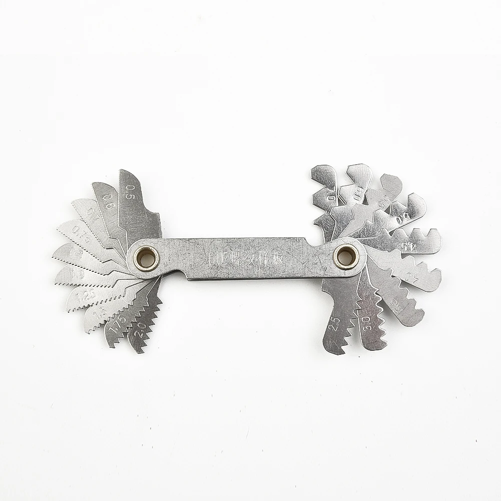 55/60 Degree Metric Inch Thread Plug Gauge Gear Tooth Screw Pitch Gauges Blades Carbon Steel Lathe Measuring Tool
55/60 Degree Metric Inch Thread Plug Gauge Gear Tooth Screw Pitch Gauges Blades Carbon Steel Lathe Measuring Tool