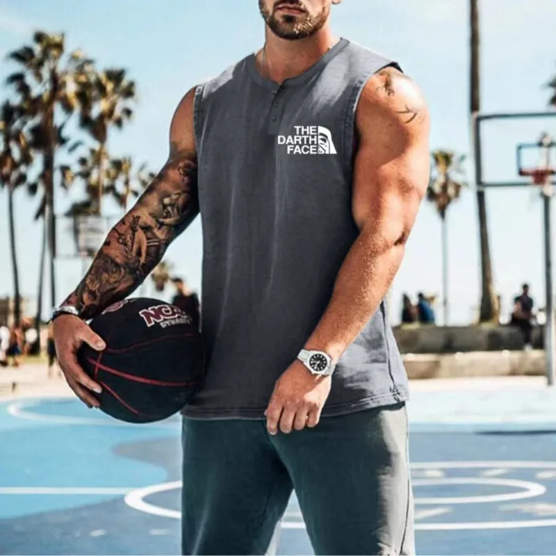 2023 Summer New Fashion Cotton Sleeveless Henry Shirt Casual Sports Top Men's T-shirt Gym Fitness High Quality Vest
2023 Summer New Fashion Cotton Sleeveless Henry Shirt Casual Sports Top Men's T-shirt Gym Fitness High Quality Vest