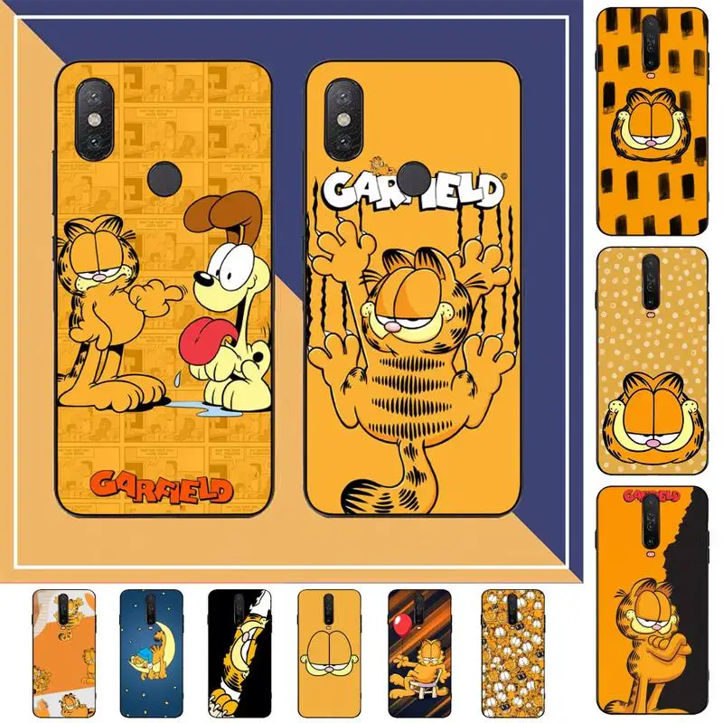 

MINISO BANDAI Garfield Phone Case for Redmi Note 8 7 9 4 6 pro max T X 5A 3 10 lite pro