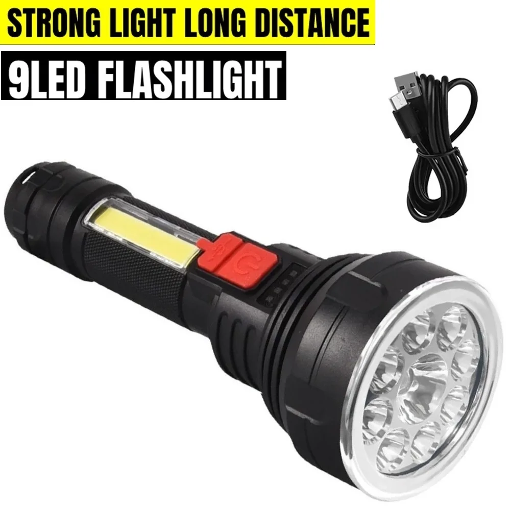 LED Flashlight Torch Strong Light Super Bright Torch USB Charging Lamp Waterproof For Household Camping
LED Flashlight Torch Strong Light Super Bright Torch USB Charging Lamp Waterproof For Household Camping