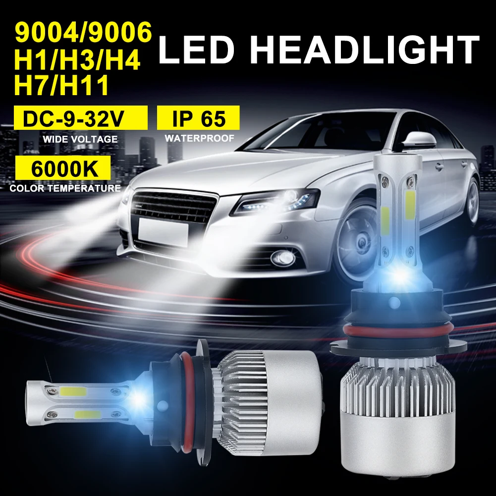 IP68 Waterproof Lamp H4 H7 LED Headlight Bulb 8000LM Car LED Bulb H1 H3 H11 9004 9006 HB1 HB4 HB2 6000K White Auto Accessories
IP68 Waterproof Lamp H4 H7 LED Headlight Bulb 8000LM Car LED Bulb H1 H3 H11 9004 9006 HB1 HB4 HB2 6000K White Auto Accessories