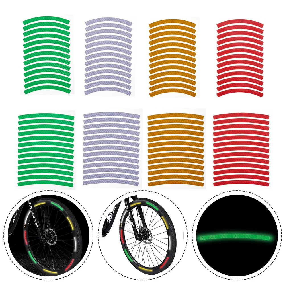 13 Pcs 8MM Bicycle Motorcycle Reflective Rim Tape Wheel Sticker Decoration MTB Bicycle Strips Cycling Accessories
13 Pcs 8MM Bicycle Motorcycle Reflective Rim Tape Wheel Sticker Decoration MTB Bicycle Strips Cycling Accessories