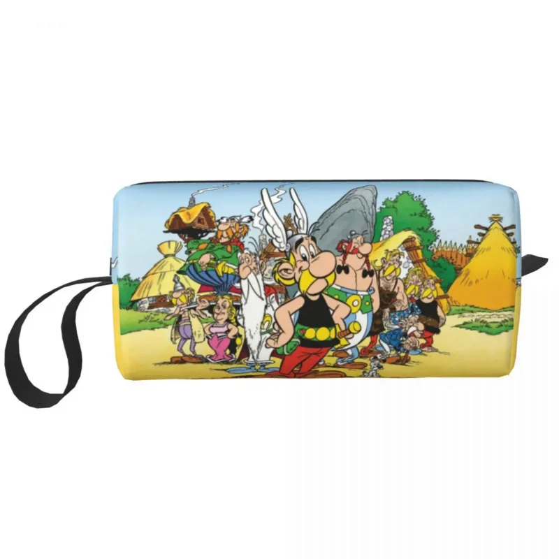 Аниме Asterix и Obelix, дорожная косметичка для женщин, мультяшный Getafix, органайзер для туалетных принадлежностей, Женский органайзер для хранения красоты
Аниме Asterix и Obelix, дорожная косметичка для женщин, мультяшный Getafix, органайзер для туалетных принадлежностей, Женский органайзер для хранения красоты
