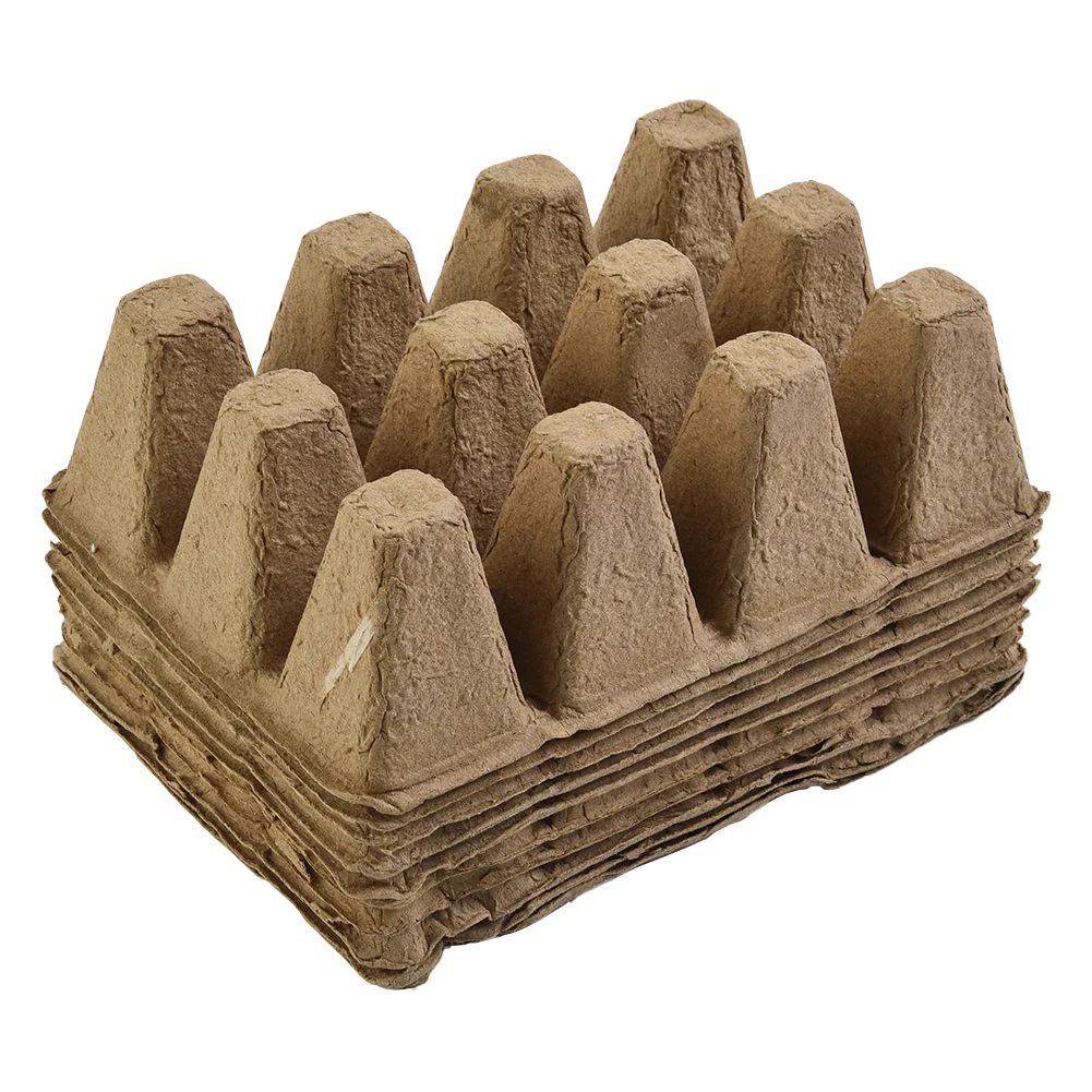 10pcs 12Hole Biodegradable Paper Pots Tray Starting Garden Nursery Plant Pots Planting Garden Supplies 16.5cm X 12 Cm
10pcs 12Hole Biodegradable Paper Pots Tray Starting Garden Nursery Plant Pots Planting Garden Supplies 16.5cm X 12 Cm
