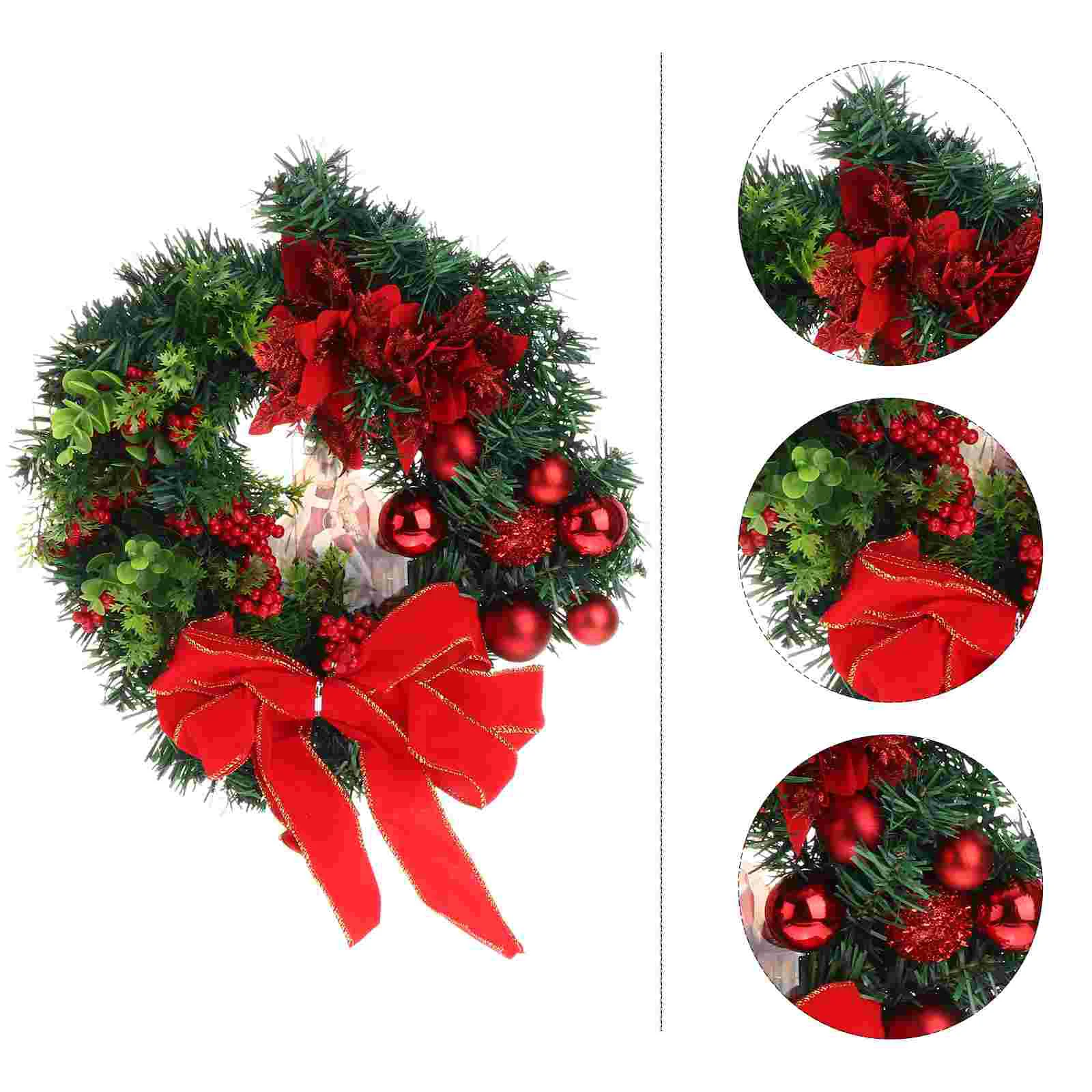 Wreath Christmashanging Door Ornament Artificial Garland Jesus Decor Sign Decoration Pinecone Winter Rattan Seasonal Holiday
Wreath Christmashanging Door Ornament Artificial Garland Jesus Decor Sign Decoration Pinecone Winter Rattan Seasonal Holiday