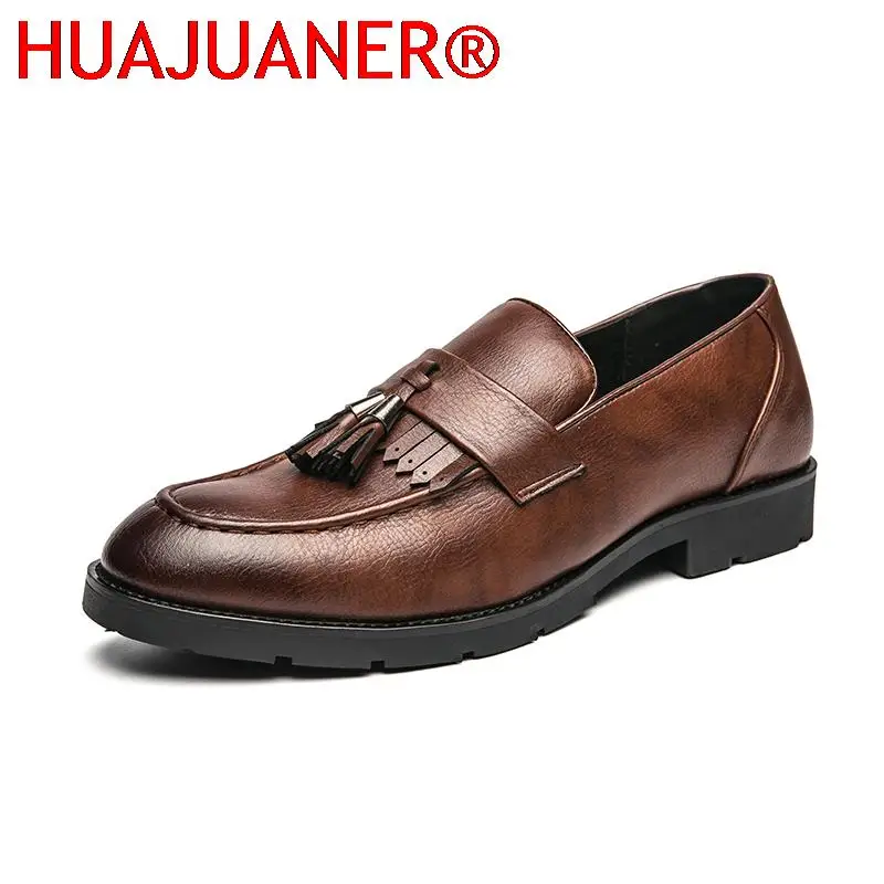 New Brand Men Dress Shoes Fashion Wedding Office Footwear Pu Leather Casual Loafers Men's Oxford Slip on Comfy Men Formal Shoes
New Brand Men Dress Shoes Fashion Wedding Office Footwear Pu Leather Casual Loafers Men's Oxford Slip on Comfy Men Formal Shoes