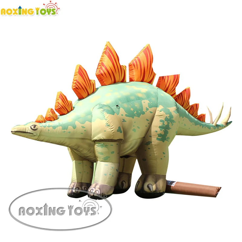 

Уличная гигантская надувная модель динозавра «Оксфорд» Stegosaur, мультяшная модель для рекламы, украшение двора с воздуходувкой