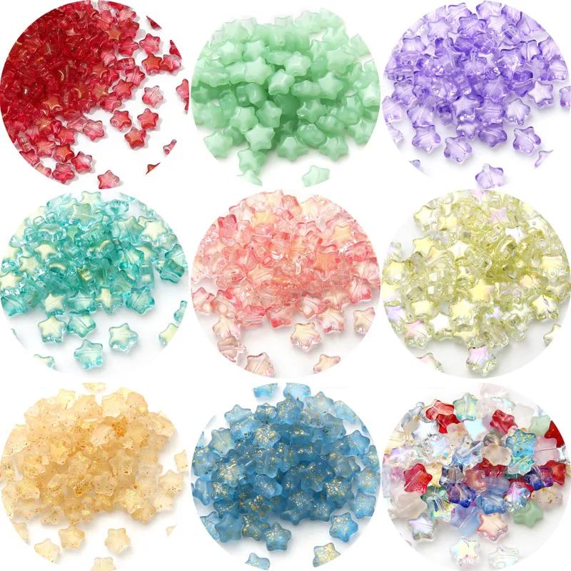 10PCS/Lot 8mm AB Color Star Beads Czech Glass Loose Spacer Beads For Jewelry Making Hairpin Handmade DIY Jewelry Accessories
10PCS/Lot 8mm AB Color Star Beads Czech Glass Loose Spacer Beads For Jewelry Making Hairpin Handmade DIY Jewelry Accessories
