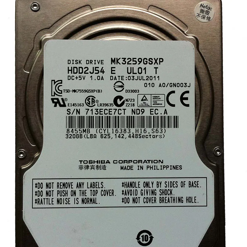 Новинка 100%, 1 год гарантии, MK5059GSXP 500G SATA 2,5 дюйма, требуется больше фото под углом, пожалуйста, свяжитесь со мной 
Новинка 100%, 1 год гарантии, MK5059GSXP 500G SATA 2,5 дюйма, требуется больше фото под углом, пожалуйста, свяжитесь со мной