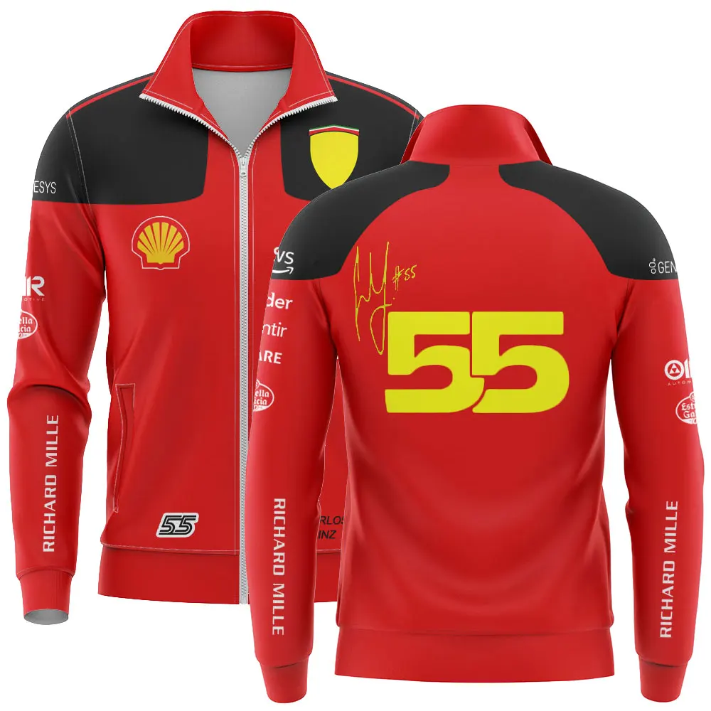 2023 New F1 Men's Racing Team Zipper Jacket Formula One Jacket Super Dalian Hat Sweatshirt Sports Fashion Charles Leclere 16 55
2023 New F1 Men's Racing Team Zipper Jacket Formula One Jacket Super Dalian Hat Sweatshirt Sports Fashion Charles Leclere 16 55