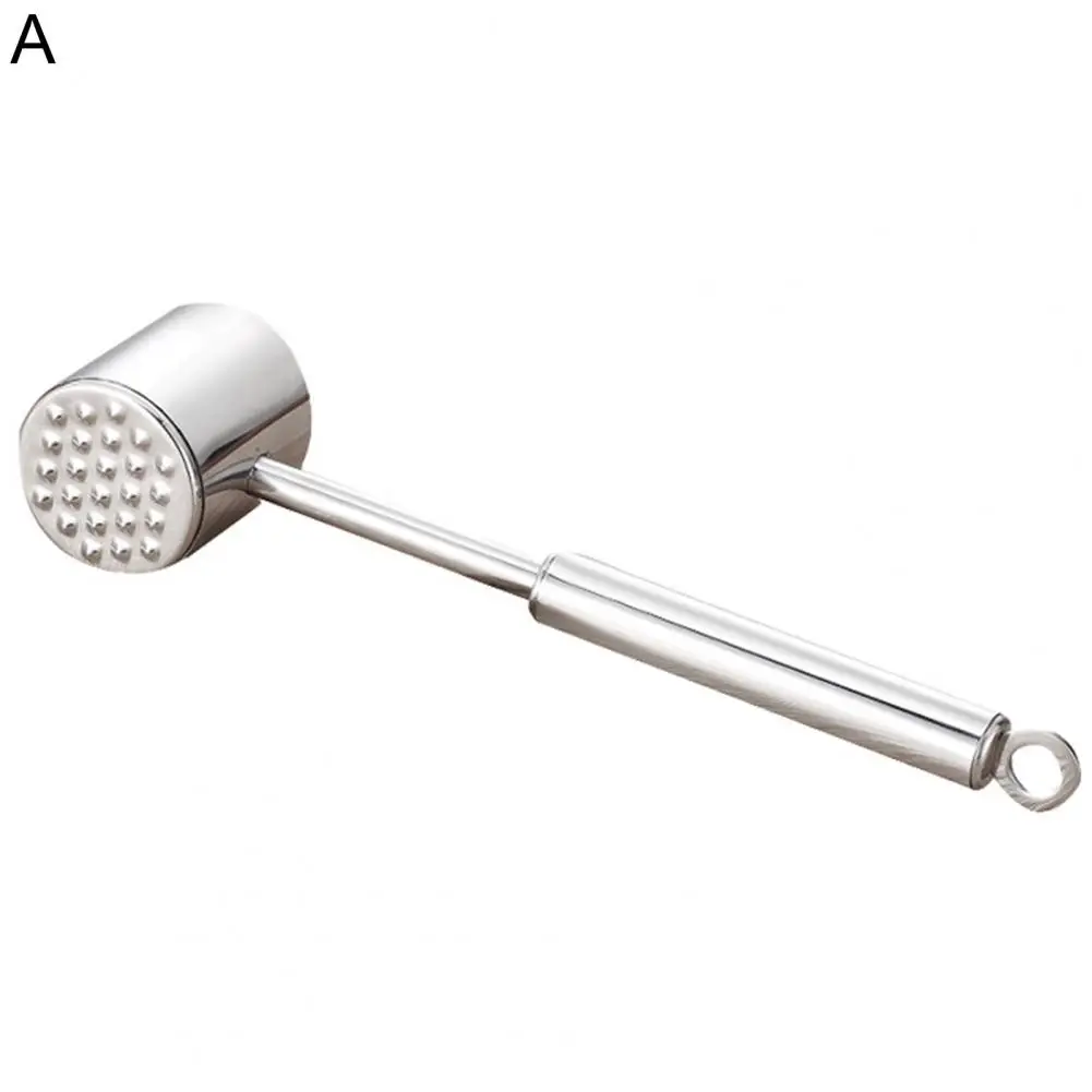 Lightweight Durable Dual Sided Head Meat Hammer Stainless Steel Meat Hammer Hanging Storage Restaurant Supplies
Lightweight Durable Dual Sided Head Meat Hammer Stainless Steel Meat Hammer Hanging Storage Restaurant Supplies