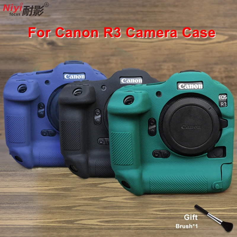 

Силиконовый чехол для камеры R3 защитный чехол для камеры Canon EOS R3 резиновый чехол для корпуса камеры защитный чехол