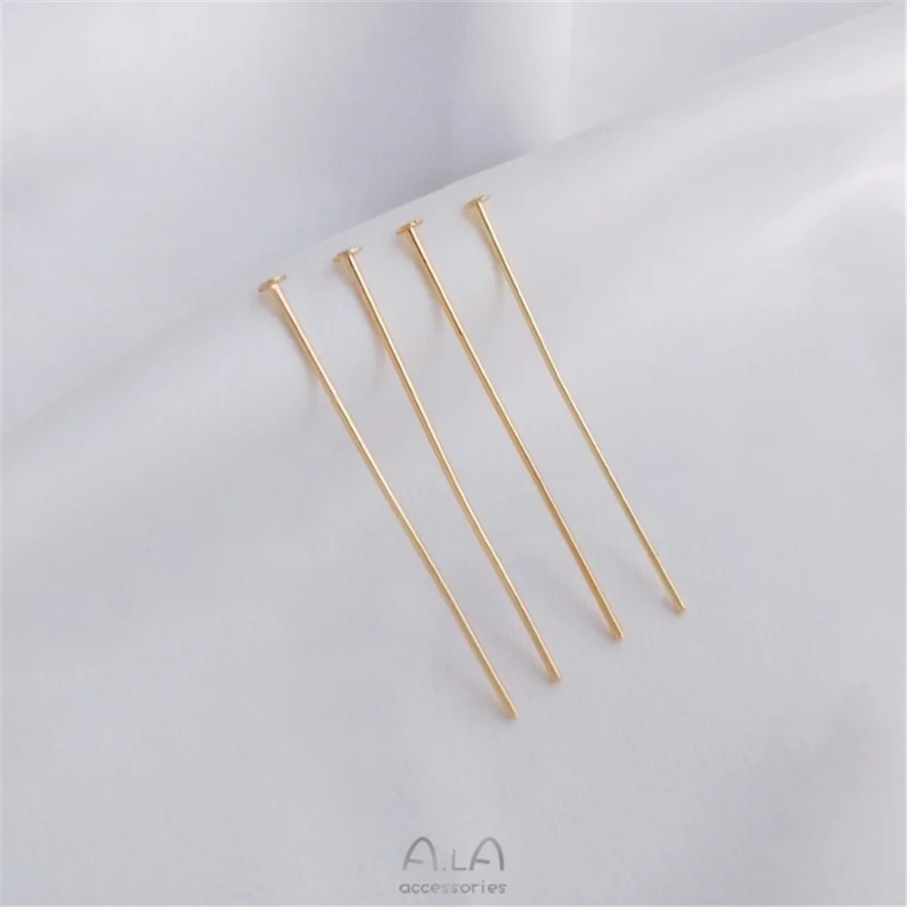 14K gold bag color arc face big head t needle hand beaded needle DIY Bracelet Earring Necklace accessories materials
14K gold bag color arc face big head t needle hand beaded needle DIY Bracelet Earring Necklace accessories materials