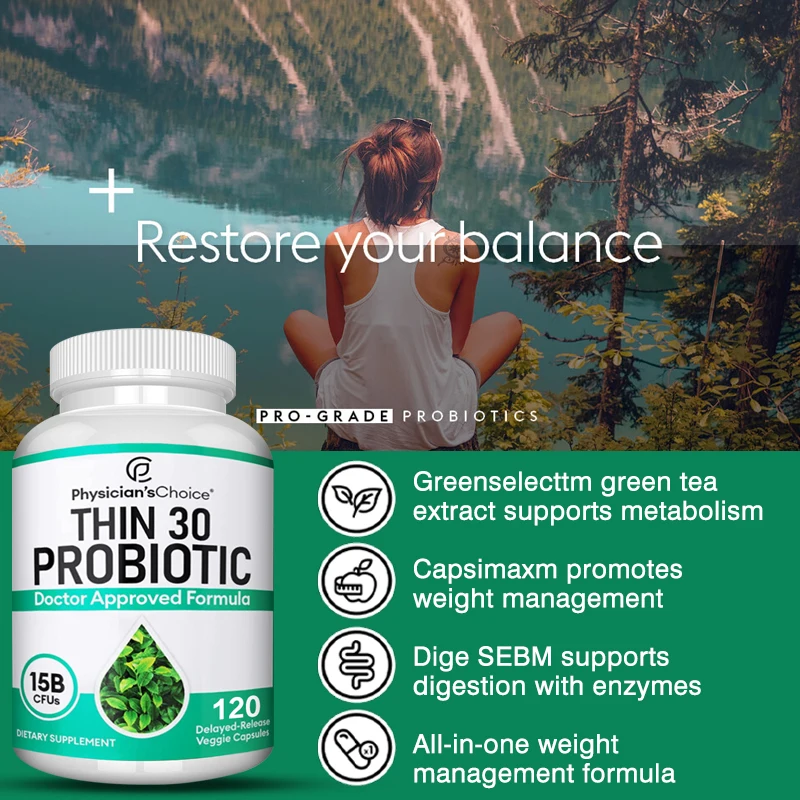 Probiotic Slimming Capsules, Men and Women Accelerate Metabolism, Improve Nutrient Absorption and Lose Weight Healthily
Probiotic Slimming Capsules, Men and Women Accelerate Metabolism, Improve Nutrient Absorption and Lose Weight Healthily